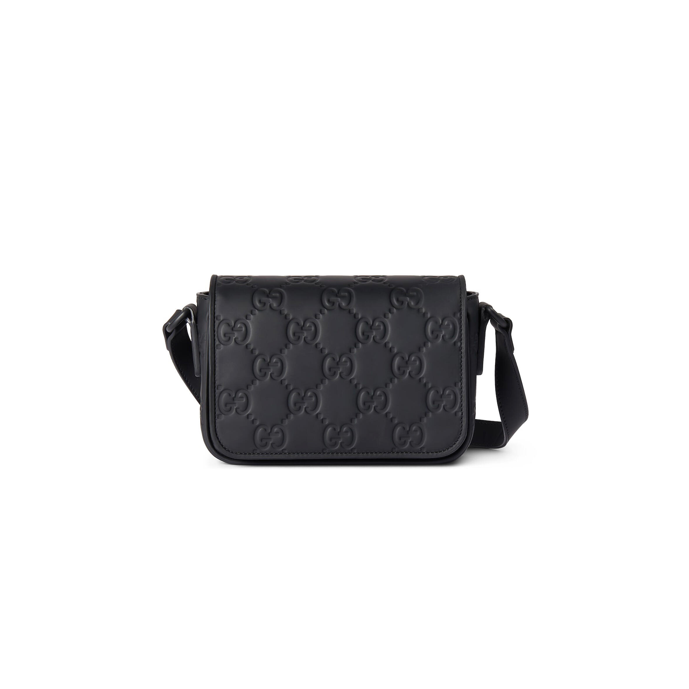 GUCCI GG RUBBER-EFFECT MINI BAG 794062 (17.5*11*6.5cm)